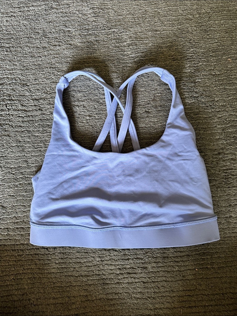 lululemon athletica Light Blue Strappy Sports Bra
